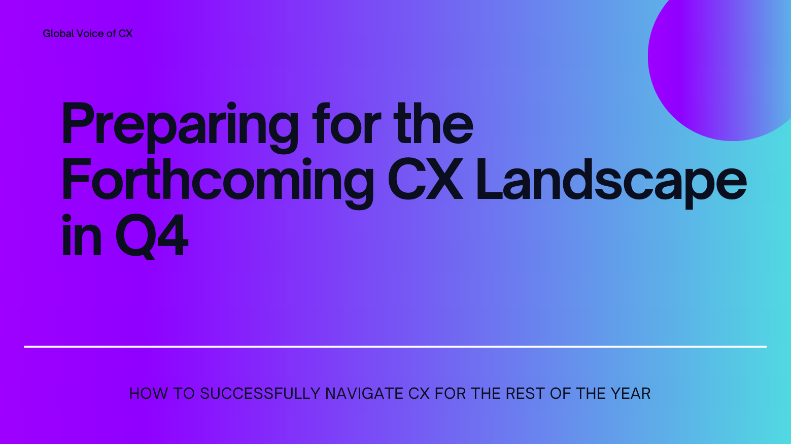 Navigating the Evolving Landscape: A Glimpse into the CX Industry’s Near Future